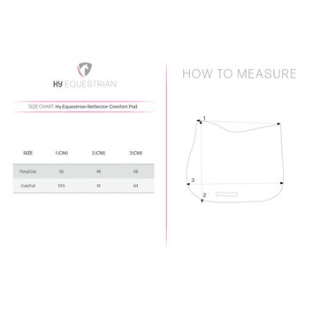 Reflector Comfort Pad by Hy Equestrian - Orange alternative