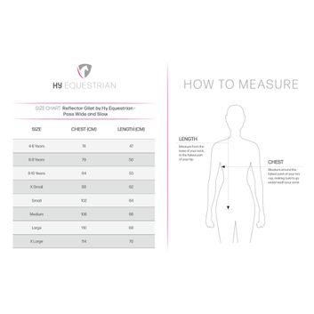 Reflector Gilet by Hy Equestrian - Pass Wide and Slow - Pink alternative
