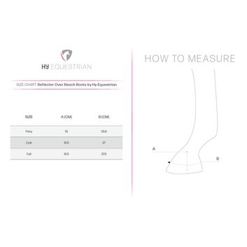 Reflector Over Reach Boots by Hy Equestrian - Pink alternative