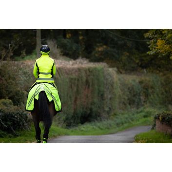 Reflector Padded Gilet by Hy Equestrian - Yellow