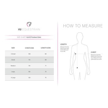 Reflector Padded Gilet by Hy Equestrian - Yellow alternative