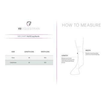 Reflector Retro Horse Leg Wraps by Hy Equestrian - Orange/Black alternative