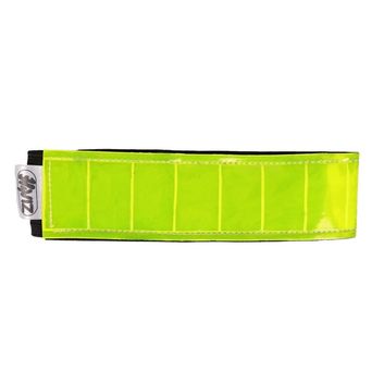 Reflector Rider Elasticated Arm/Leg Band by Hy Equestrian - Yellow/Navy