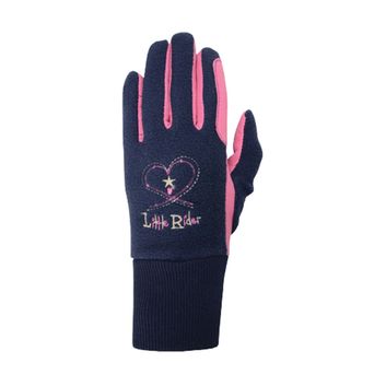 Riding Star Children's Winter Gloves - Rapture Rose/Navy