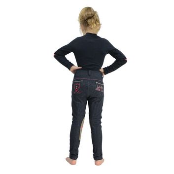 Riding Star Denim Jodhpurs by Little Rider - Denim alternative