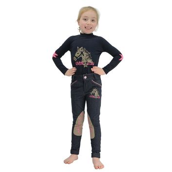 Riding Star Denim Jodhpurs by Little Rider - Denim