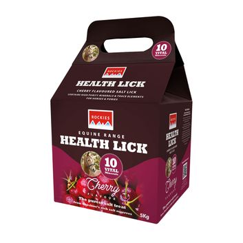 Rockies Flavoured Health Lick - Cherry