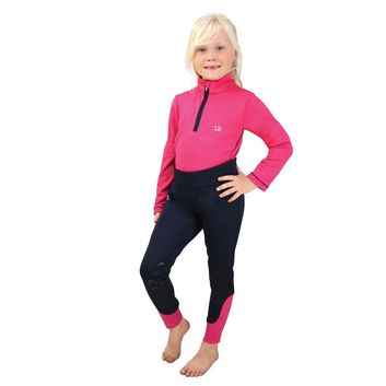Sara Riding Tights By Little Rider - Navy/Pink alternative