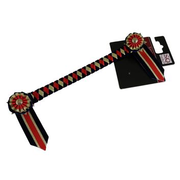 ShowQuest Boston Brow Band - Navy/Red/Gold