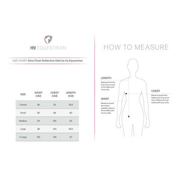 Silva Flash Reflective Gilet by Hy Equestrian - Reflective Silver alternative