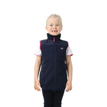Sophia Gilet by Little Rider - Navy/Pink