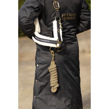 Supreme Products Active Junior Show Rider Waterproof Coat - Black/Gold