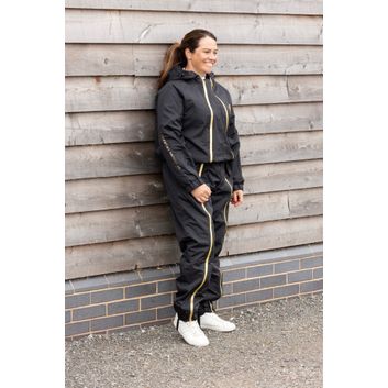 Supreme Products Active Show Rider Waterproof Onesie - Black/Gold