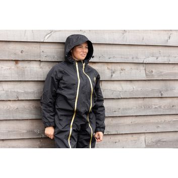 Supreme Products Active Show Rider Waterproof Onesie - Black/Gold alternative