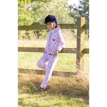Supreme Products Child's Dotty Fleece Onesie - Lavish Lilac alternative