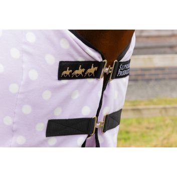 Supreme Products Dotty Fleece Rug - Lavish Lilac alternative