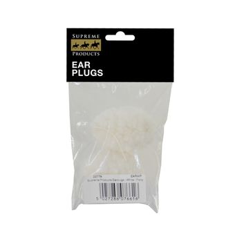 Supreme Products Fleece Earplugs - White