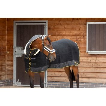 Supreme Products Show Quilted Hood - Black/Gold alternative