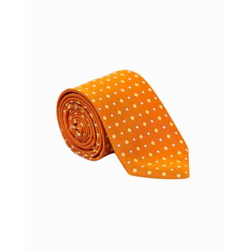 Supreme Products Show Tie - Orange/Gold Diamonds