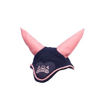 The Princess and the Pony Fly Veil By Little Rider - Navy/Peach