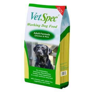 VetSpec Working Dog Adult Formula - Chicken &amp; Rice