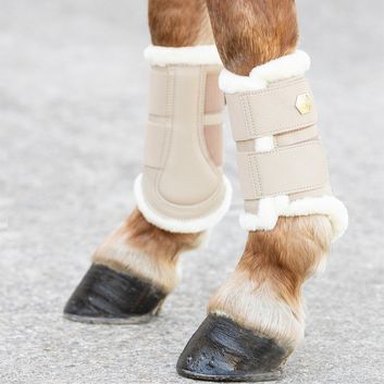 Coldstream Bowden Brushing Boots (Pack of 2) - Latte