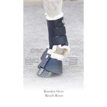 Coldstream Bowden Over Reach Boots (Pack of 2) - Ink alternative