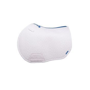Coldstream Chatton Close Contact Saddle Pad - White/Blue