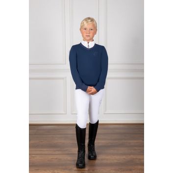 Coldstream Next Generation Crailing Performance Sweater - Oxford Blue