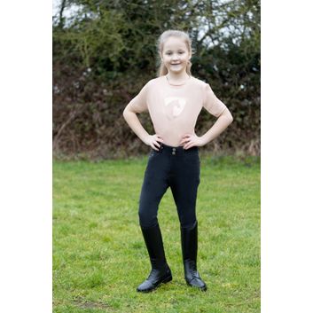 Hy Equestrian Elevate Mizs Style Denim Breeches Black