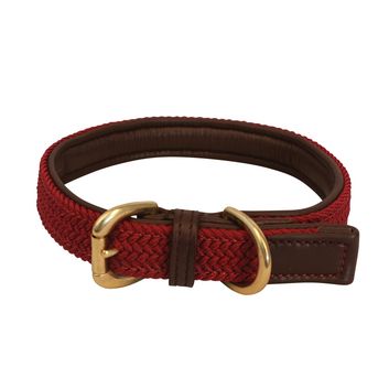 Benji &amp; Flo Interlaced Dog Collar - Burgundy alternative