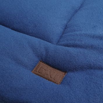 Benji &amp; Flo Luxury Fleece Dog Bed - Rich Navy alternative