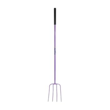 Fyna-Lite Manure Fork - Long Handle (4PLPURP) Purple