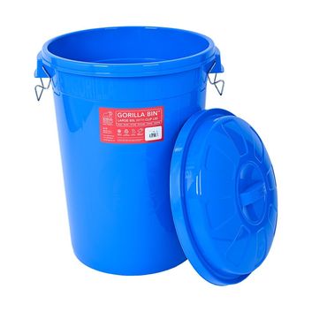 Red Gorilla Bin With Clip Lid - Blue alternative