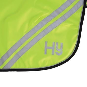 Reflector Mesh Exercise Sheet by Hy Equestrian - Yellow alternative