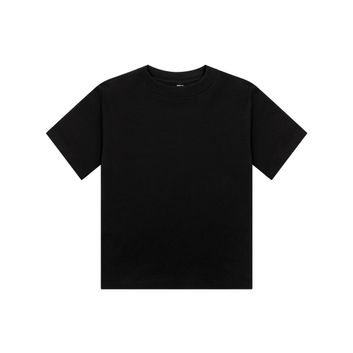 Casual Classics Combed 220 Ladies Cropped Baby T-Shirt - Black