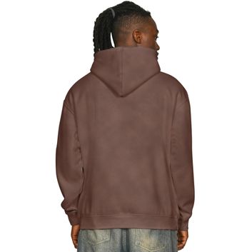 Casual Classics Premium Combed 330 Acid Wash Oversize Hood - Acid Chocolate