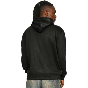 Casual Classics Premium Combed 330 Acid Wash Oversize Hood - Faded Black alternative