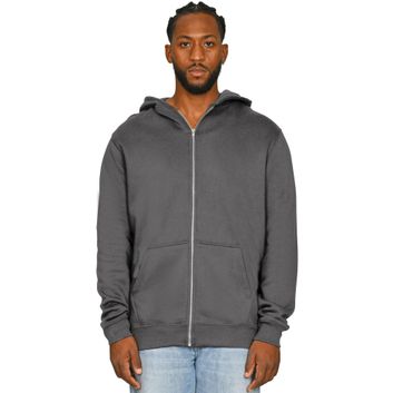 Casual Classics Ringspun Blended 280 Core Zip Hood - Charcoal alternative