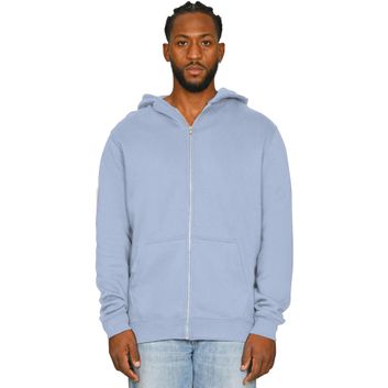 Casual Classics Ringspun Blended 280 Core Zip Hood - Pastel Blue alternative