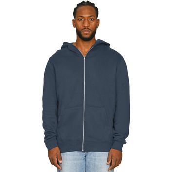 Casual Classics Ringspun Blended 280 Core Zip Hood - Petrol Blue