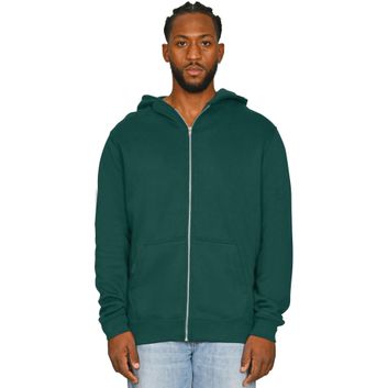Casual Classics Ringspun Blended 280 Core Zip Hood - Rainforest