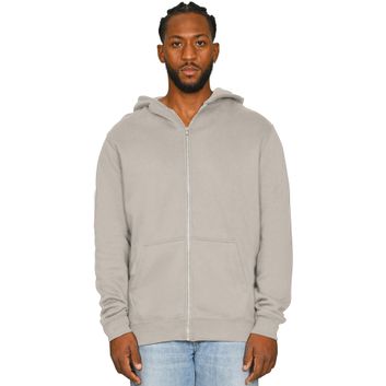 Casual Classics Ringspun Blended 280 Core Zip Hood - Stone alternative