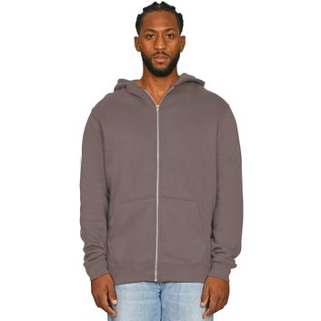 Casual Classics Ringspun Blended 280 Core Zip Hood - Taupe alternative