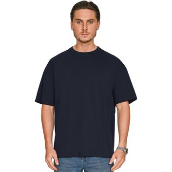Casual Classics Ringspun Combed 180 Oversize T-Shirt - Navy Blue alternative