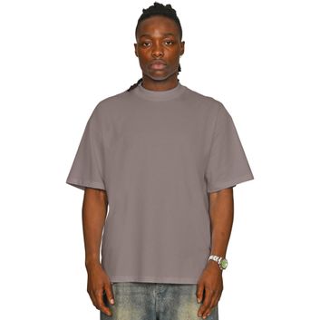 Casual Classics Ringspun Combed 220 Oversize Extended Neck T-Shirt - Taupe