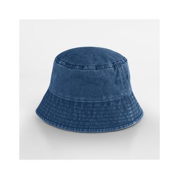 Beechfield Junior Vintage Bucket Hat Vintage Denim