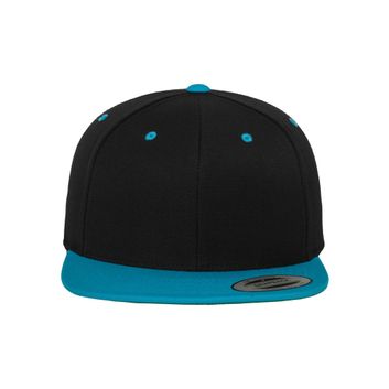 Flexfit Two Tone Classic Snapback Cap Black/Teal