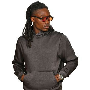 Casual Classics Premium Combed 330 Acid Wash Core Hood - Acid Black