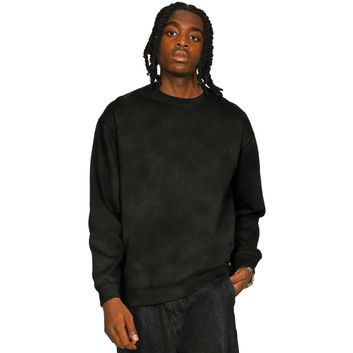 Casual Classics Premium Combed 330 Acid Wash Oversized Sweatshirt - Acid Black